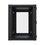Gabinete Abatible de Pared (Con Marco Trasero) con Rack 19" de 16 Unidades. Ventana de Cristal Templado.