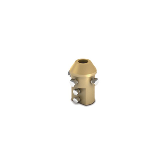 Adaptador de Punta Pararrayo PDC en Mástil 1 1/2".