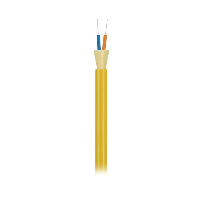 Cable de Fibra Óptica de 2 Hilos (G.657.A1), Monomodo OS2 9/125, Interior, Tight Buffer 900um, No Conductiva (Dieléctrica), Riser, Precio Por Metro