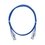 Cable de Parcheo Slim UTP Cat6 - 1 metro, Azul, Diámetro Reducido (28 AWG)