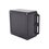 Gabinete Plástico Negro para Exterior (IP65) de 120 x 120 x 60 mm Cierre por Tornillos.