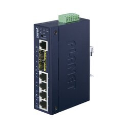 Switch Administrable industrial L2+ de 4 puertos 10/100/1000T + 2 puertos SFP 100/1000X