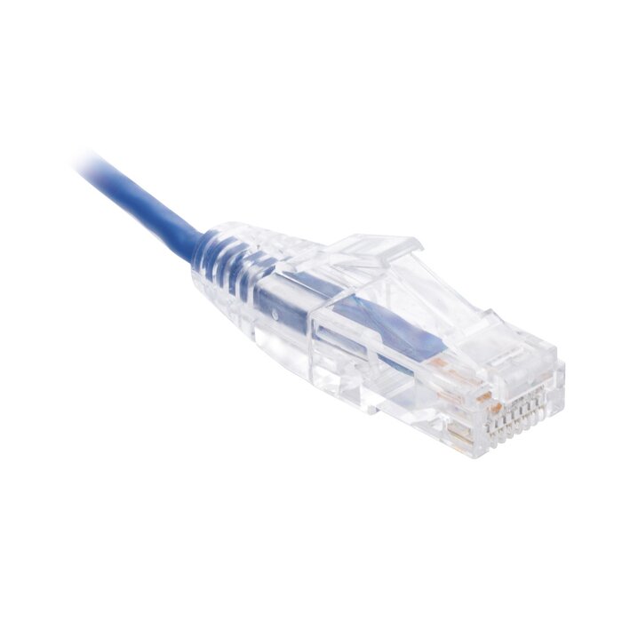 Cable de Parcheo Slim UTP Cat6 - 1.5 m Azul Diámetro Reducido (28 AWG)