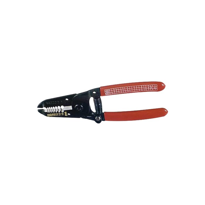 Pinzas Pela-cable y Corte para cables calibres del 10 al 22, viene en 6 pulgadas (15.3 cm) de Largo.