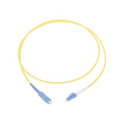 Jumper de Fibra Óptica Monomodo LC/SC Simplex de 1 metro