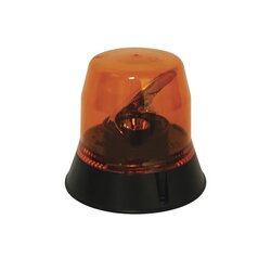 Baliza rotativa LED color ambar SAE Clase I con montaje permanente de 3 tornillos