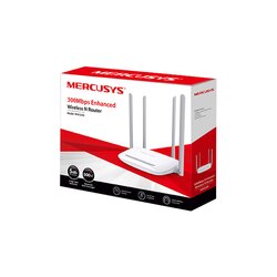 Router Inalámbrico N 2.4 GHz de 300 Mbps 1 puerto WAN 10/100 Mbps 4 puertos LAN 10/100 Mbps con 4 antenas de 5 dBi