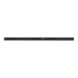 PDU Monitoreable (MI), para Distribución de Energía, Entrada 100-240 Vca NEMA L6-20P, Con 20 Salidas C13 y 4 C19 de 100-240 Vca, de Instalación Vertical, 20 Amp