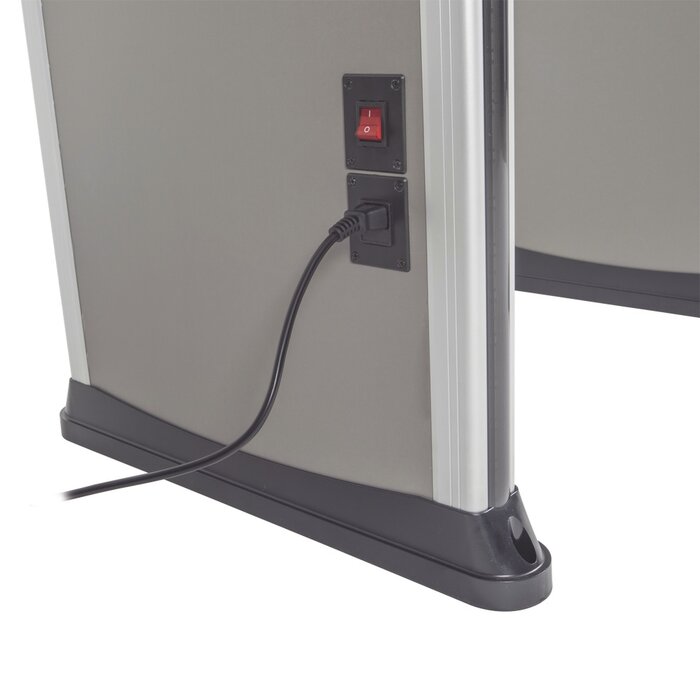 Detector de Metales de 18 zonas/ Uso en Interior/Programación con Control Remoto / Contador de Personas