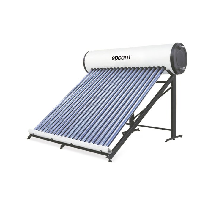 Bóiler Solar de Baja Presión con 18 Tubos de Vacío de 180 L