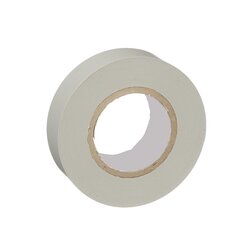 Cinta Eléctrica para Aislar, de PVC, Uso General, Grosor de 0.18mm (7 mil), Ancho de 19mm, y 20.12m de Largo, Color Gris