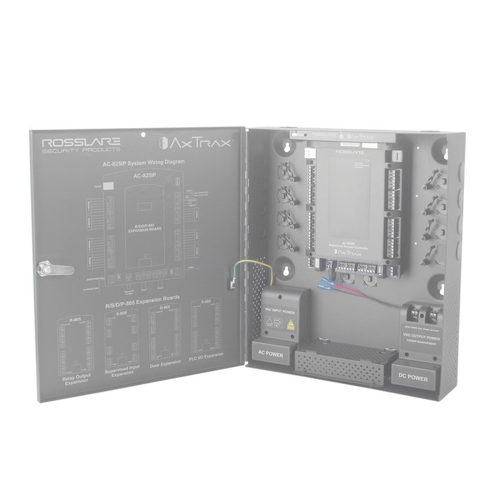 Controlador de acceso para 4 lectoras / Expandible a 56 Lectoras / Compatible con Sistema de Elevadores / 100,000 Usuarios