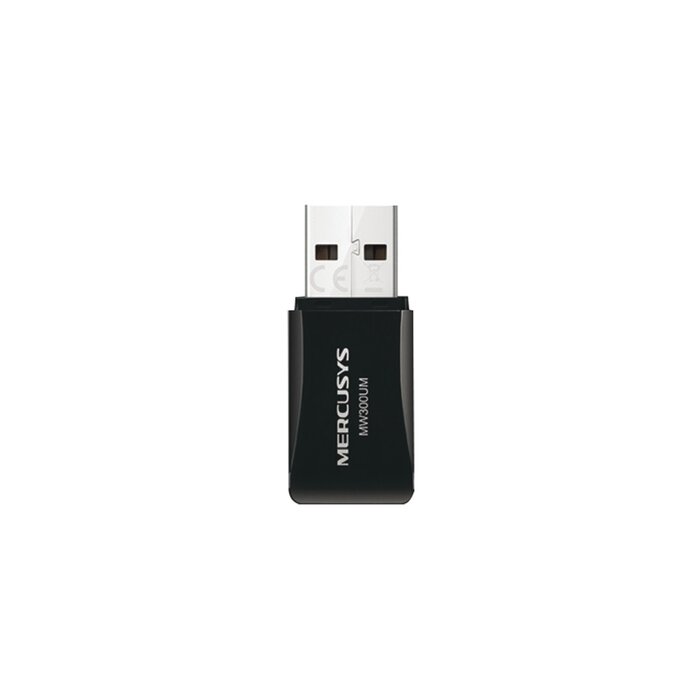Adaptador inalámbrico N USB 2.0 de 300 Mbps 2.4 GHz, 2T2R con 2 antenas internas