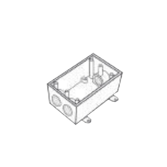 Caja Condulet FS de 1/2" ( 12.7mm) con tres bocas a prueba de intemperie.