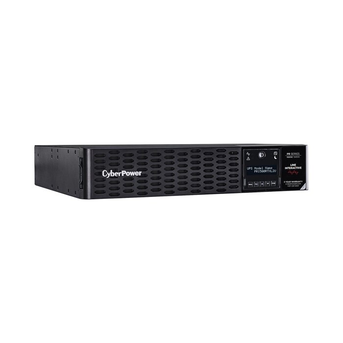 UPS de 1500 VA/1500 W, Topología Línea Interactiva, Entrada 120 Vca NEMA 5-15P, Onda Senoidal Pura, Torre o Rack 2 UR, Con 8 Tomas NEMA 5-15R