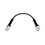 UniFi Ethernet Patch Cable Cat6 de 22 cm, color negro