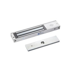 Chapa magnética 600Lb con Buzzer de alarma de puerta abierta / LED indicador de estado / Sensor de estado de placa/ Libre de Magnetismo Residual