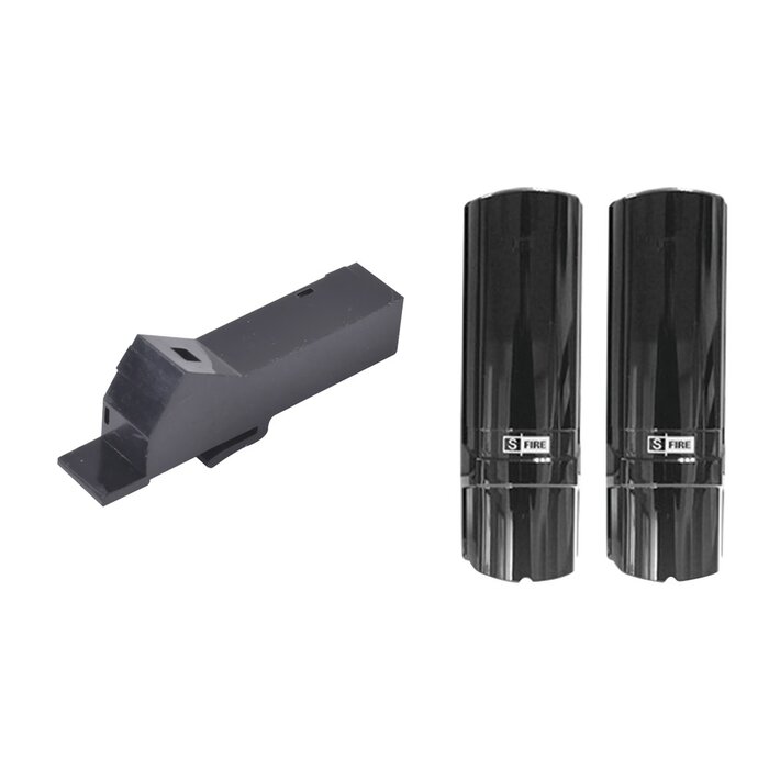 Detector de rayo fotoeléctrico con Mira / 3 rayos / 4 frecuencias / 50mts exterior / Alimentación 12-24 vcd