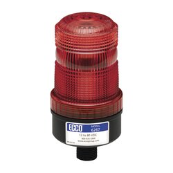 Mini baliza de LED color rojo montaje permanente SAE Clase III