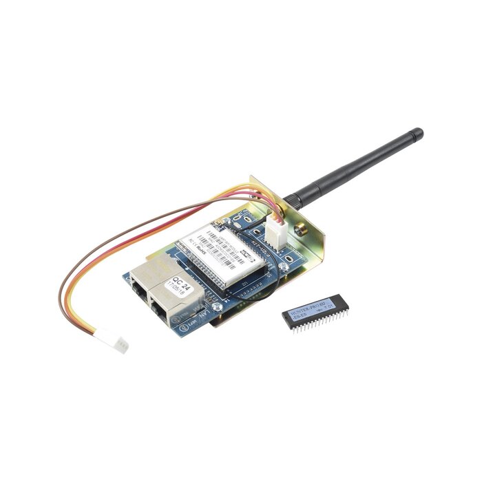 Kit de Comunicador WIFI/Ethernet para paneles PIMA HUNTERPRO-832 y CHIP para actualizar. Permite uso de App PIMALink 2.0 Gratuita.