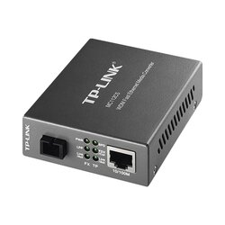 Convertidor Multimedia VDM Monomodo, 1 puerto RJ45 10/100, 1 puerto SC/UPC, hasta 20KM