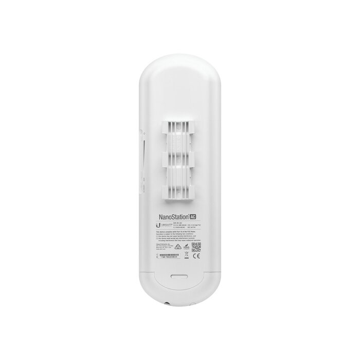 NanoStation airMAX AC CPE hasta 450 Mbps, frecuencia 5 GHz rango (5150 - 5875 MHz), con antena integrada tipo panel de 16 dBi