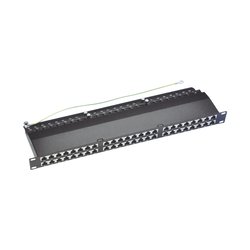 Patch panel blindado de 48 puertos Cat6A