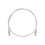 Patch Cord MC6 Modular Cat6 UTP, CM/LS0H, 3ft, Color Blanco, Diámetro Reducido (28AWG)