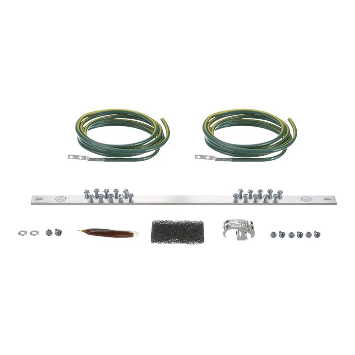 Kit de Puesta a Tierra con dos Jumpers y Barra Colectora, para Rack de 19in