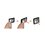 Kit de Transceptores (Baluns) TurboHD Hasta 4K / 5 MP / HD-TVI/HD-CVI/AHD/CVBS / Conector 100% COBRE / Con Cable RF Blindado