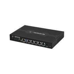 EdgeRouter 6 PoE pasivo 24 V, con 5 puertos 10/100/1000 Mbps + 1 puerto SFP, con funciones avanzadas de ruteo