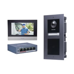 KIT de Videoportero IP con llamada a App de Smartphone y Lector de Tarjetas EM / 2da Generación (Modular) / Montaje para EMPOTRAR incluido