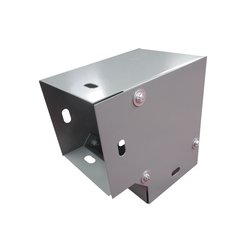 Derivación codo horizontal de 90 grados 65 x 65 mm, fabricado en lámina de acero al carbón