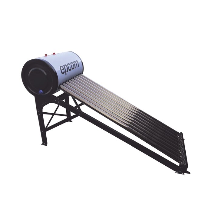 Bóiler Solar de Baja Presión con 9 Tubos de Vacío de 90 L