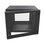 Gabinete Abatible de Pared (Con Marco Trasero) con Rack 19" de 12 Unidades. Ventana de Cristal Templado.