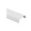 Cubierta tipo bisagra para canaleta T-45, de PVC rígido, 60.3 x 19.1 x 2438.4 mm, Color Blanco Mate