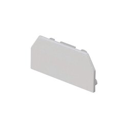 Tapa Final, para uso con canaleta T45, Material PVC Rígido, Color Blanco Mate