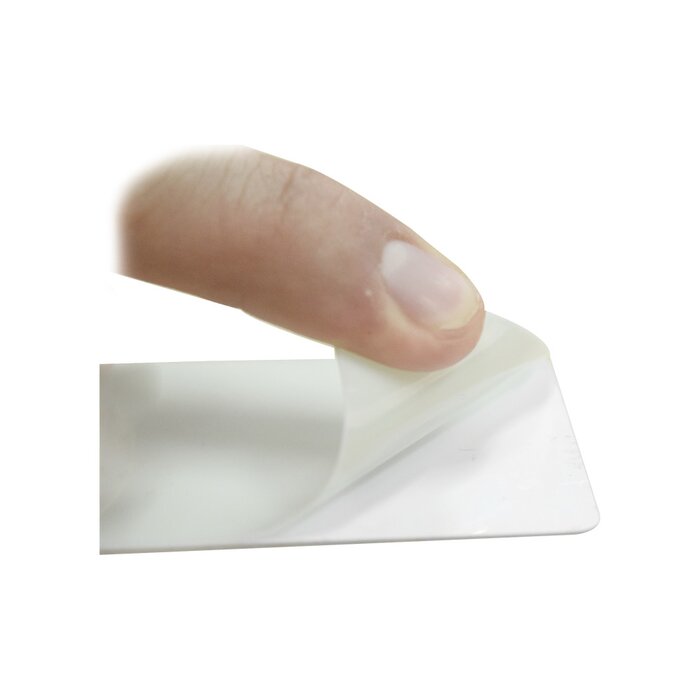 Paquete de 500 Tarjetas UltraCard 10 milesimas Grosor/ Adhesivas/ Imprimibles por un sólo lado / Para pegar sobre tarjetas/ CR80