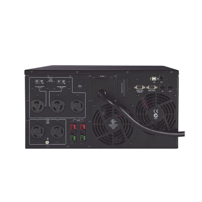 UPS de 5000 VA/4500 W, Topología Línea Interactiva, 200 - 240 Vca de Entrada, 200 - 240 Vca de Salida, Onda Senoidal Pura, Torre o Rack 5 UR, Con 3 Tomas NEMA L6-30R y 2 NEMA L6-20R