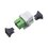Acoplador Keystone de fibra óptica Monomodo SC/APC Simplex a SC/APC