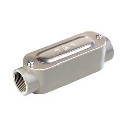 Caja Condulet tipo C de 1/2" (12.7 mm) Incluye tapa y tornillos.