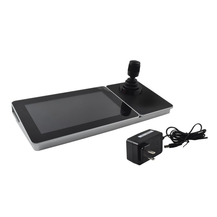 Controlador IP (Joystick) con Pantalla Táctil de 10.1" con S.O. Android ver. 4.4 / Compatible con cámaras IP, Domos IP, PTZ, DVRs y NVRs epcom y HIKVISION