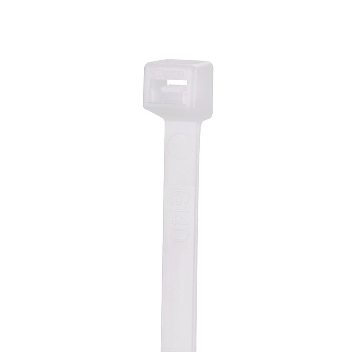 Cincho de Nylon 6.6 StrongHold™, de 370mm de largo, Color Natural, Plenum, Paquete de 100pz