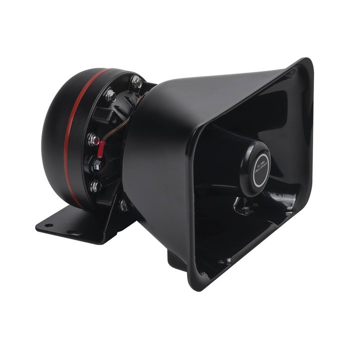 Bocina de uso Rudo, de 100 W, Alto Rendimiento y Base en Aluminio, 8 Ohms de Impedancia