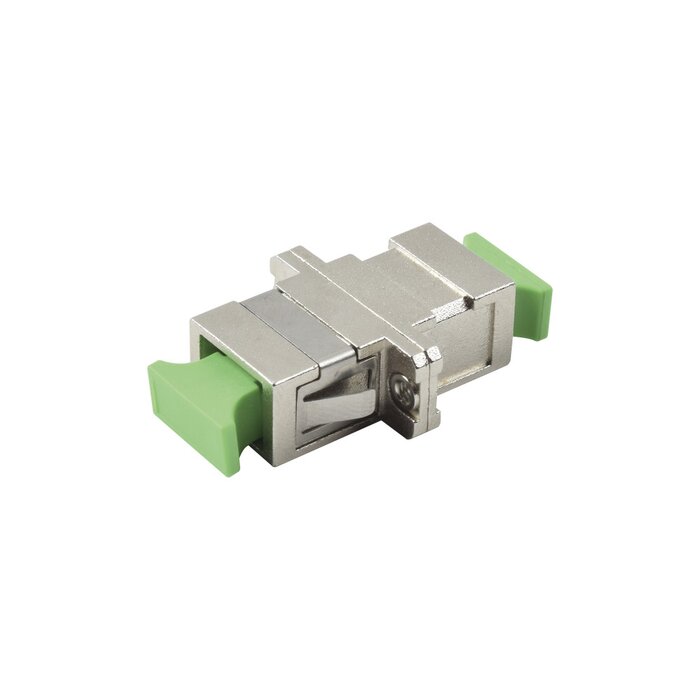 Módulo acoplador de fibra óptica simplex SC/APC a SC/APC compatible con fibra Monomodo