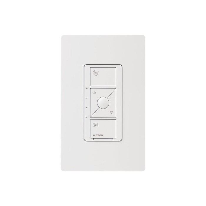 Control de velocidad inalámbrico inteligente de ventilador en techo, un solo polo, funciona con los principales controles de voz Alexa, HomeKit y Google Home..
