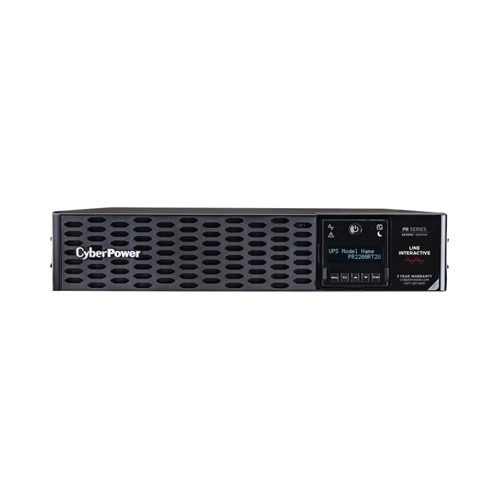 UPS de 2200 VA/2200 W, Topología Línea Interactiva, Entrada 120 Vca NEMA L5-30P, Onda Senoidal Pura, Torre o Rack 2 UR, Con 8 Tomas NEMA 5-20R