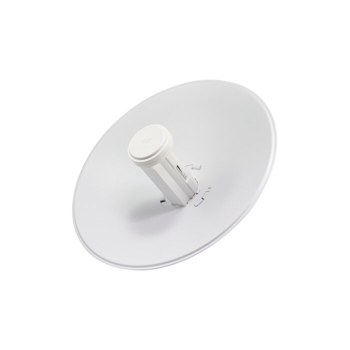 PowerBeam airMAX M5, hasta 150 Mbps, frecuencia 5 GHz (5170-5875 MHz) con antena tipo plato de 22 dBi