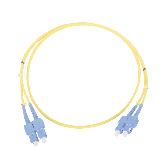 Jumper de Fibra Óptica Monomodo SC/SC Duplex de 1 metro