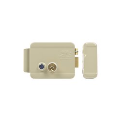 Cerradura Eléctrica / Incluye Llave / Derecha/ Con Botón integrado /Exterior